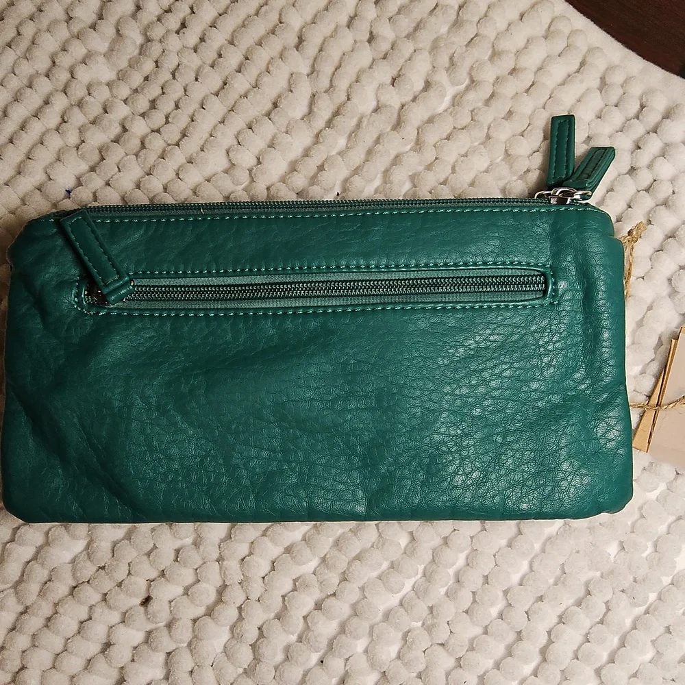 Ampere Creations Vegan Leather Wristlet with dust bag